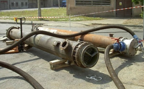 Urządzenie podczas czyszczenia